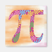 Aimant Pi de printemps © Symbole des maths florales Aiman (Devant)