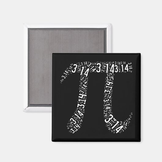 Aimant Pi Math Nerd (Recto/Verso)