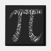 Aimant Pi Math Nerd (Devant)