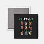 Aimant Pi Menu Pi Day 2025 3.14 Math Teacher Pie Menu Mat (Recto/Verso)