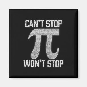 Aimant Pi ne peut pas s'arrêter Wont arrêter Pi Jour 3.14