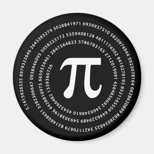 Aimant Pi Number (Devant)