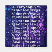 Aimant PI pourpre (Devant)