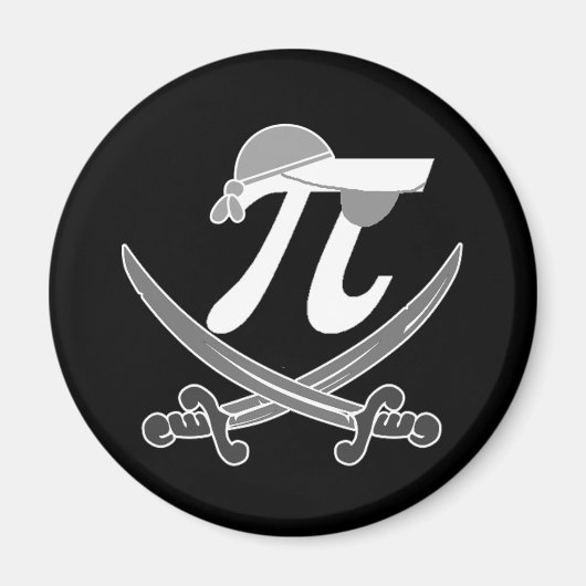 Aimant Pi - Taux pirate (Devant)