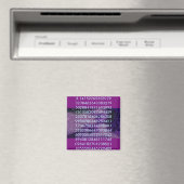 Aimant PI violet et bleu (In Situ (Lave-vaisselle))