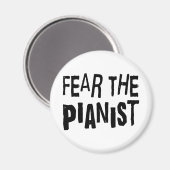 Aimant Pianiste drôle (Recto/Verso)