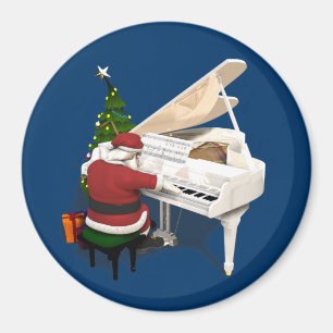 Aimant Pianiste du Père Noël