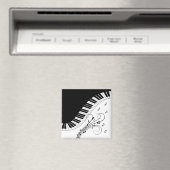 Aimant Piano Keyboard Music Design (In Situ (Lave-vaisselle))