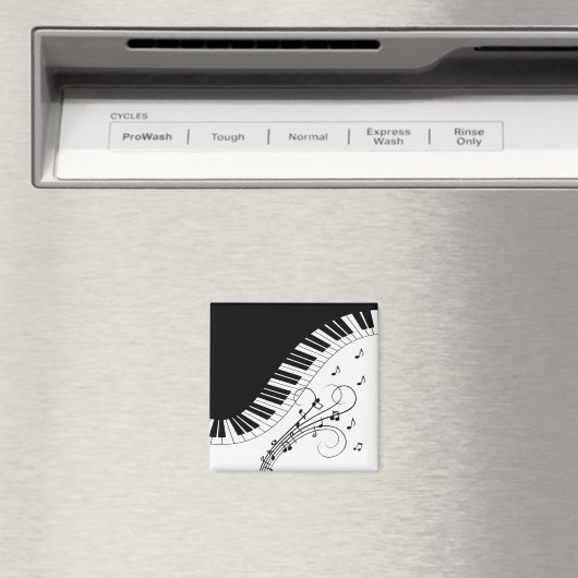 Aimant Piano Keyboard Music Design (In Situ (Lave-vaisselle))