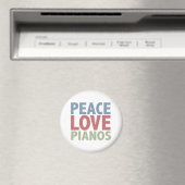 Aimant Pianos Peace Love (In Situ (Lave-vaisselle))