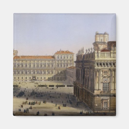 Aimant Piazza Castello, Turin, gravée par F. Citterio (c (Devant)