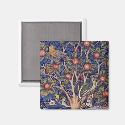 Aimant Pic de bois, William Morris (Recto/Verso)
