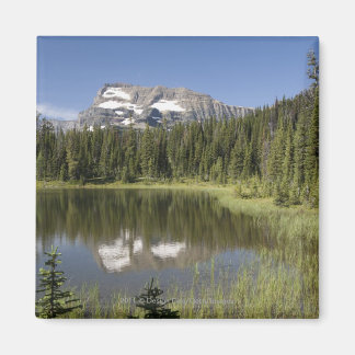 Aimant Pic Montagneux Reflété Dans Un Lac