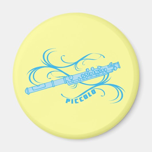 Aimant Piccolo bleu (Devant)