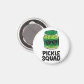 Aimant Pickle Lover Team Pickles Funny Pickle Squad (Recto/Verso)