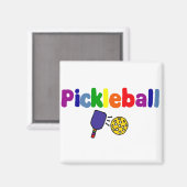 Aimant Pickleball Art (Recto/Verso)