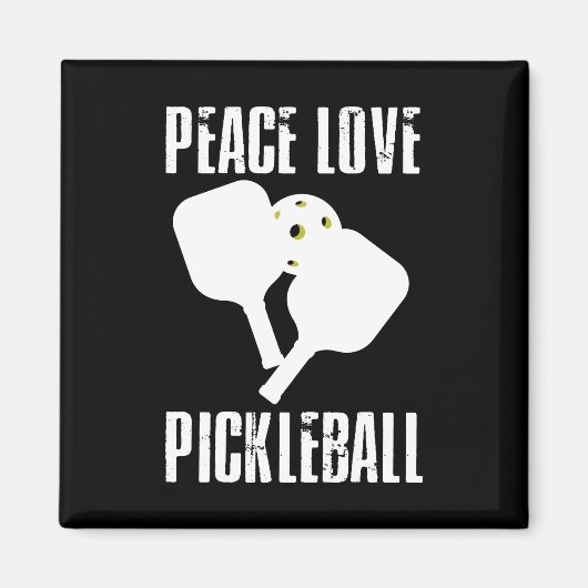Aimant Pickleball drôle  (Devant)