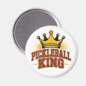 Aimant Pickleball King (Recto/Verso)