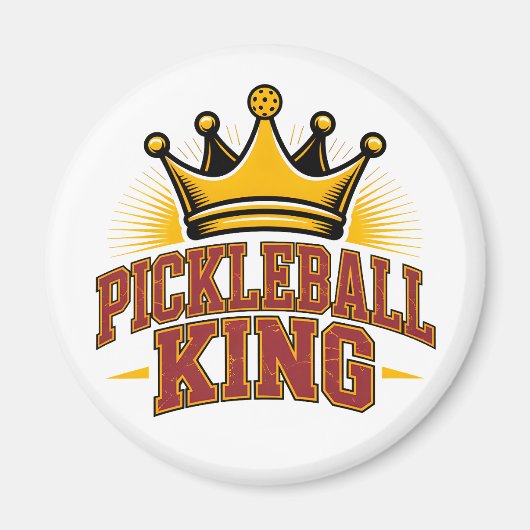 Aimant Pickleball King (Devant)