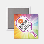 AIMANT PICKLEBALL, LA RÉPONSE À LA VIE (Recto/Verso)