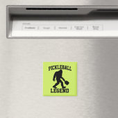 Aimant Pickleball Legend Funny Bigfoot (In Situ (Lave-vaisselle))