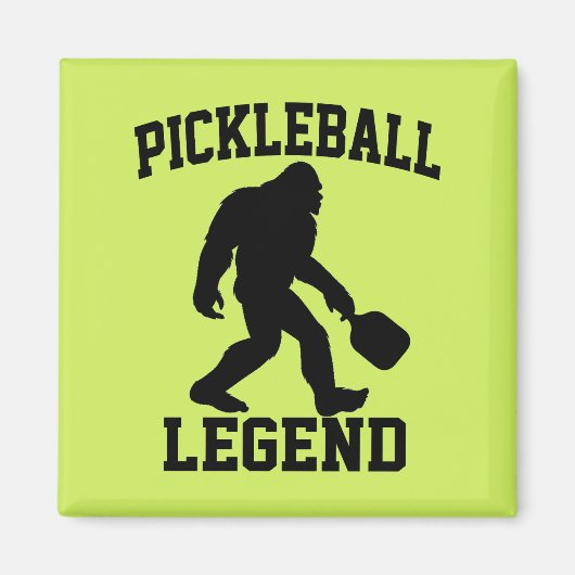 Aimant Pickleball Legend Funny Bigfoot (Devant)