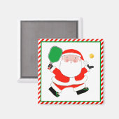Aimant Pickleball Noël Stocking Stuffers (Recto/Verso)