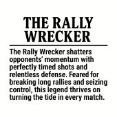 Aimant Pickleball Personalized Name THE RALLY WRECKER