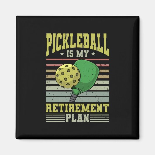 Aimant Pickleball - Retraite de Pickleball (Devant)