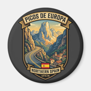 Aimant Picos de Europa Espagne Route Montagne