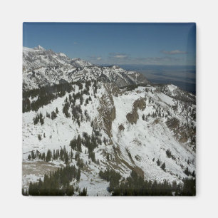 Aimant Pics neigeux des monts Grand Teton I Photographie