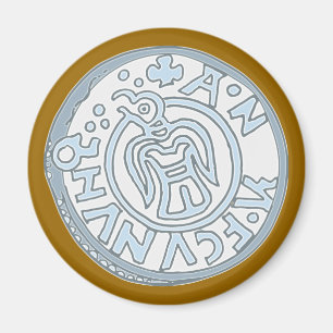 Aimant Pièce de monnaie d'argent Wikinger silver coin vi