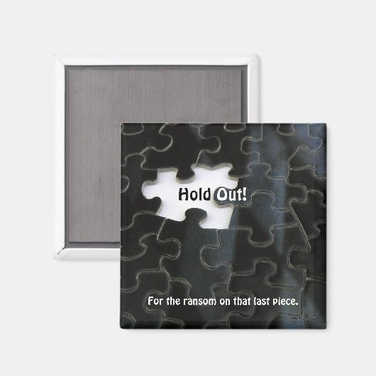 Aimant Pièce de puzzle manquante (Recto/Verso)