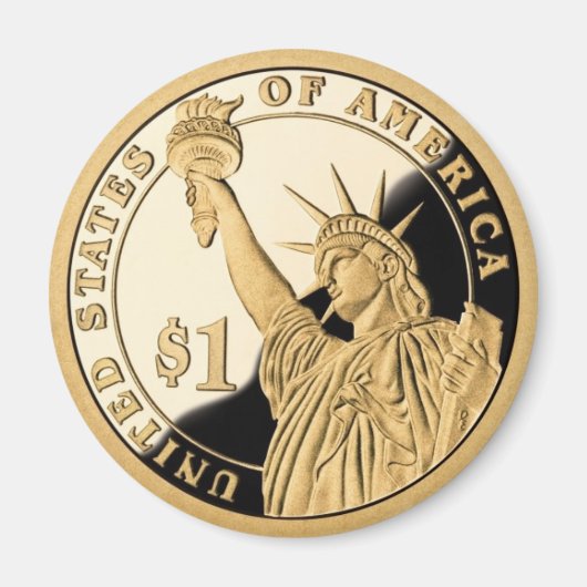 Aimant Pièce Dollar Liberté (Devant)