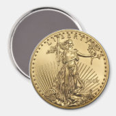 Aimant Pièce Gold Eagle (Recto/Verso)