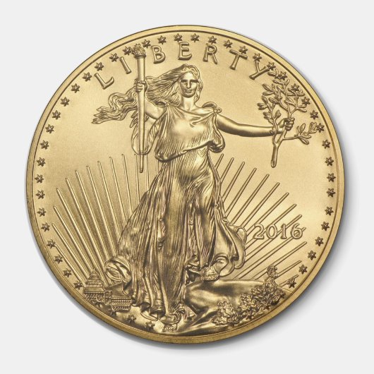 Aimant Pièce Gold Eagle (Devant)