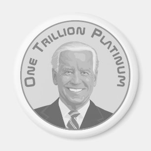 Aimant Pièce Platine à un milliard de dollars