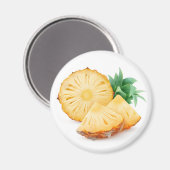 Aimant Pièces d'ananas (Recto/Verso)