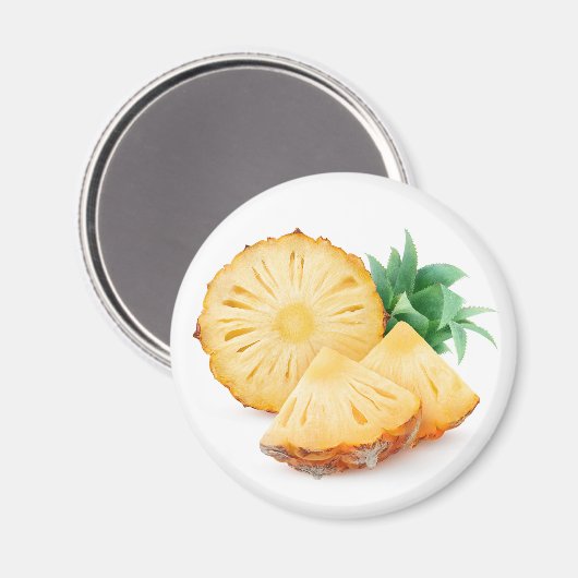 Aimant Pièces d'ananas (Recto/Verso)