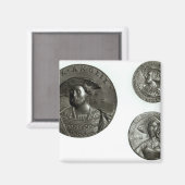 Aimant Pièces représentant Henri VIII et Anne Boleyn (Recto/Verso)