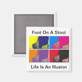 Aimant Pied Sur Un Outil (Recto/Verso)