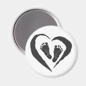 Aimant Pieds bébé Magney (Recto/Verso)