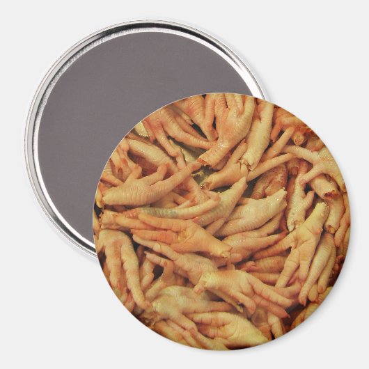 Aimant Pieds de poulet cru (Recto/Verso)