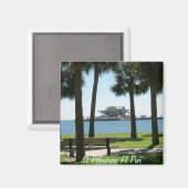 Aimant Pier St Petersburg Floride (Recto/Verso)