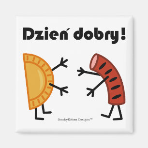 Aimant Pierogi et Kielbasa - Dzien Dobry !