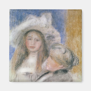 Aimant Pierre A Renoir   Berthe Morisot et sa fille