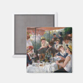 Aimant Pierre-Auguste Renoir - Déjeuner de la fête nautiq (Recto/Verso)