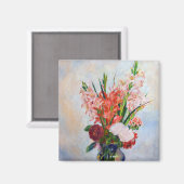 Aimant Pierre-Auguste Renoir - Gladioli (Recto/Verso)