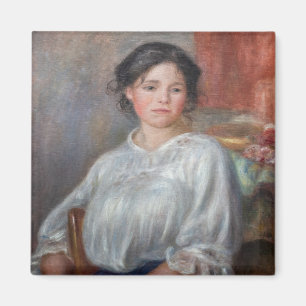 Aimant Pierre-Auguste Renoir - Jeune Femme Assise
