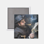Aimant Pierre-Auguste Renoir - Lecture Claude Monet (Recto/Verso)